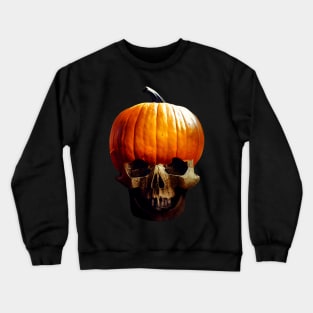 Scary Halloween Pumpkin Art Crewneck Sweatshirt